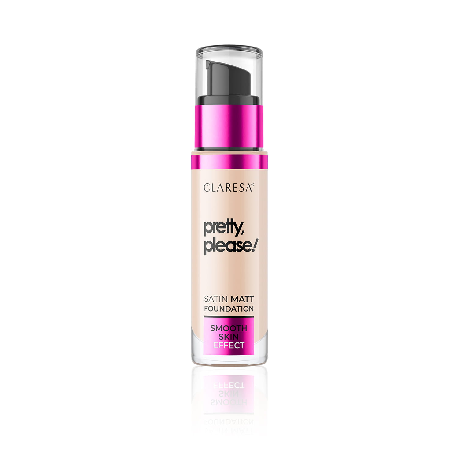 CLARESA PODKŁAD O SATYNOWO-MATOWYM WYKOŃCZENIU PRETTY, PLEASE 03 Light Medium 33 g