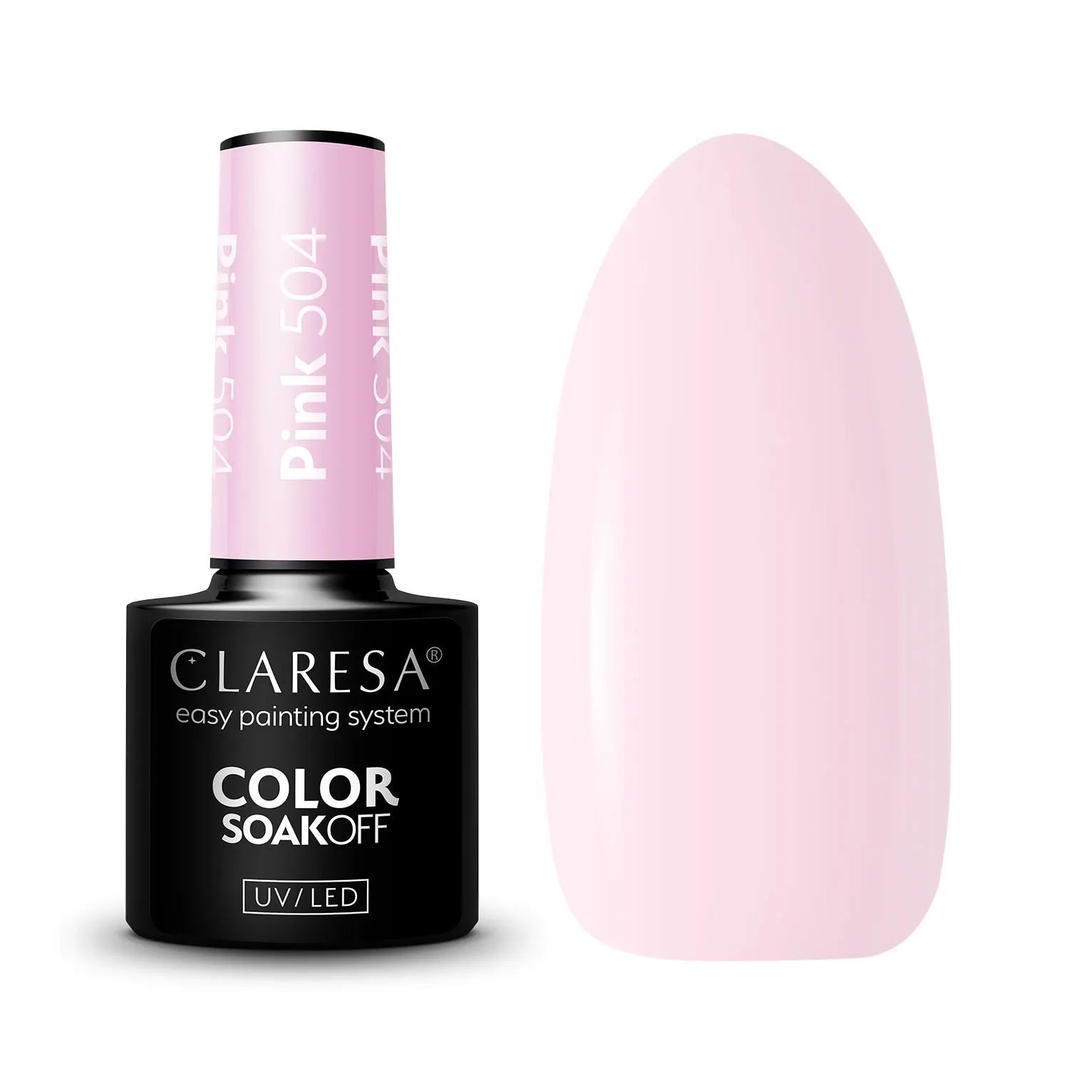 Claresa Lakier hybrydowy PINK 504 -5g