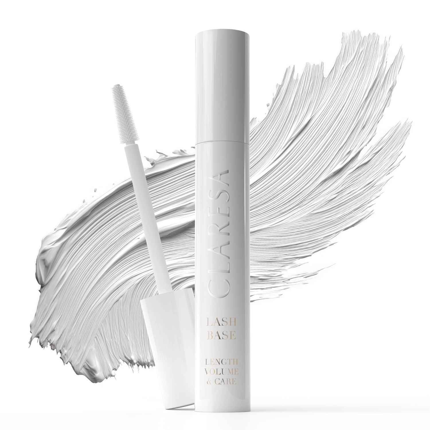 CLARESA LASH BASE LENGTH, VOLUME & CARE Baza pod tusz do rzęs wydłużająco-pogrubiająco-pielęgnująca, 8g