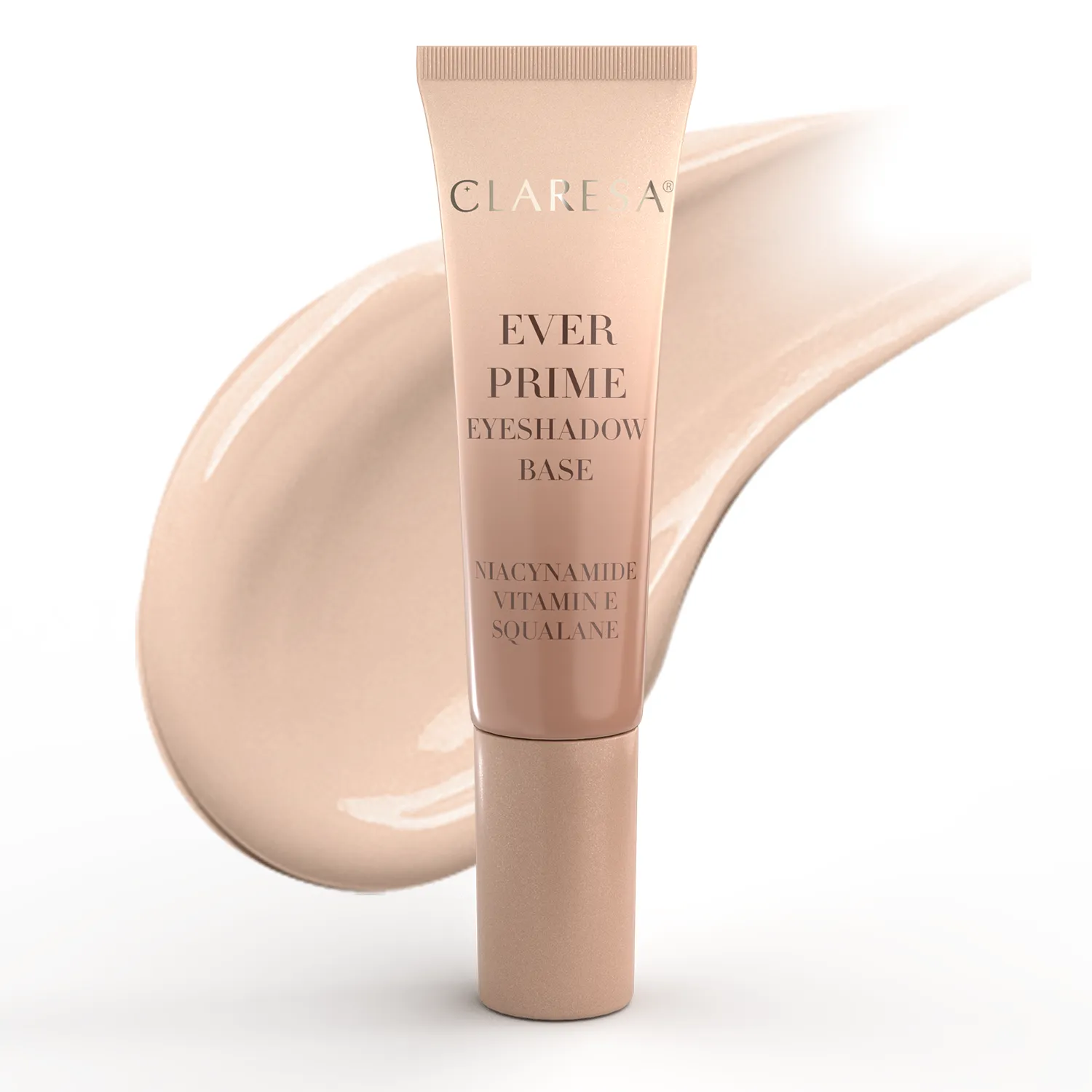 CLARESA EVER PRIME EYESHADOW BASE pielęgnacyjna baza pod cienie do powiek, 10ml
