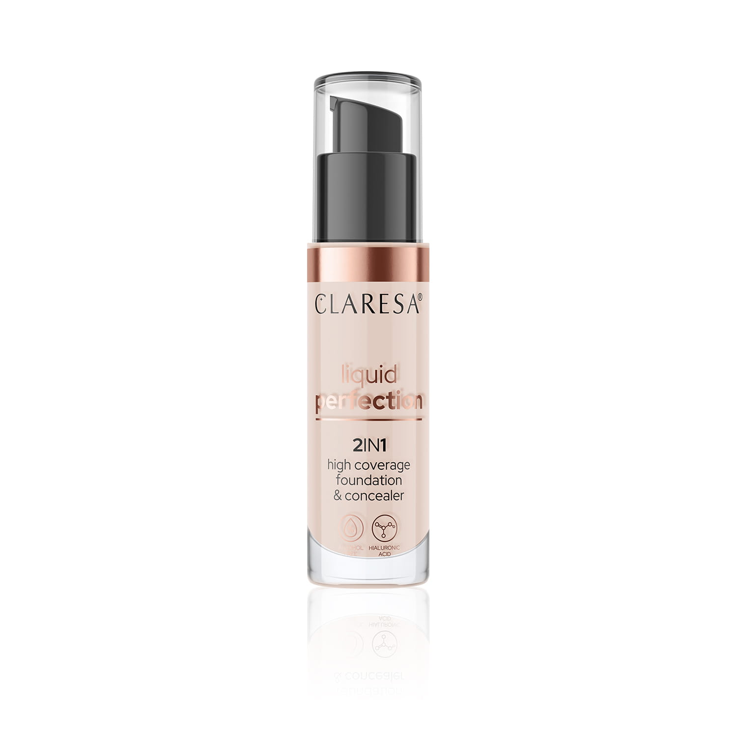 2W1 korektor i podkład kryjący LIQUID PERFECTION 103 COOL MEDIUM 34g Claresa